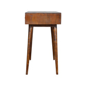 Chestnut Tile Writing Desk | Hand-Carved