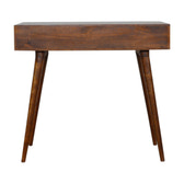 Chestnut Tile Writing Desk | Hand-Carved