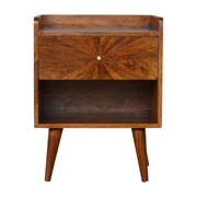 Sunrise Chestnut Bedside Table
