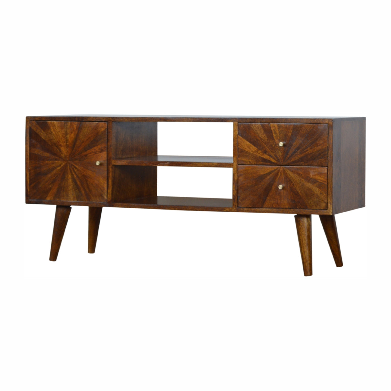 Chestnut Sunrise TV Stand Chest of Drawers