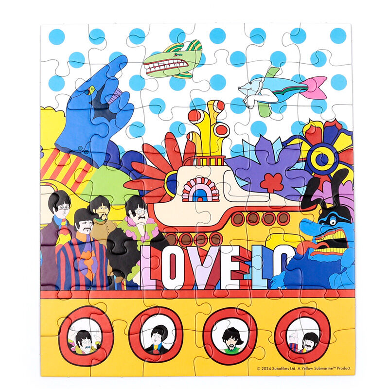 48pc Recycled Jigsaw Puzzle - The Beatles Yellow Submarine