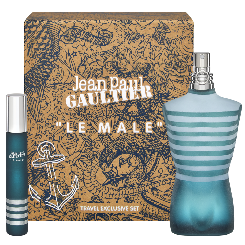 Jean Paul Gaultier Le Male Gift Set 125ml Eau de Toilette + 20ml Eau de Toilette