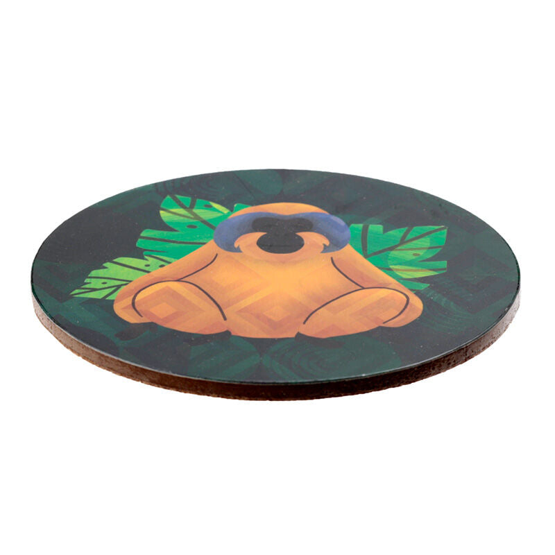 Set of 4 Cork Novelty Coasters - Animal Kingdom