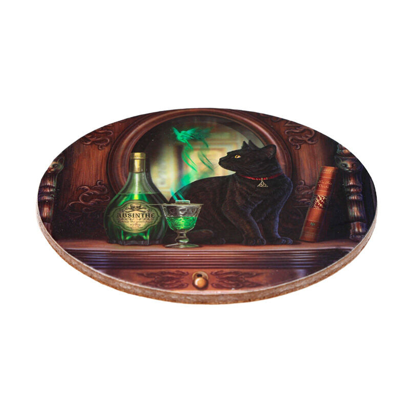 Set of 4 Cork Novelty Coasters - Lisa Parker Magic Cats