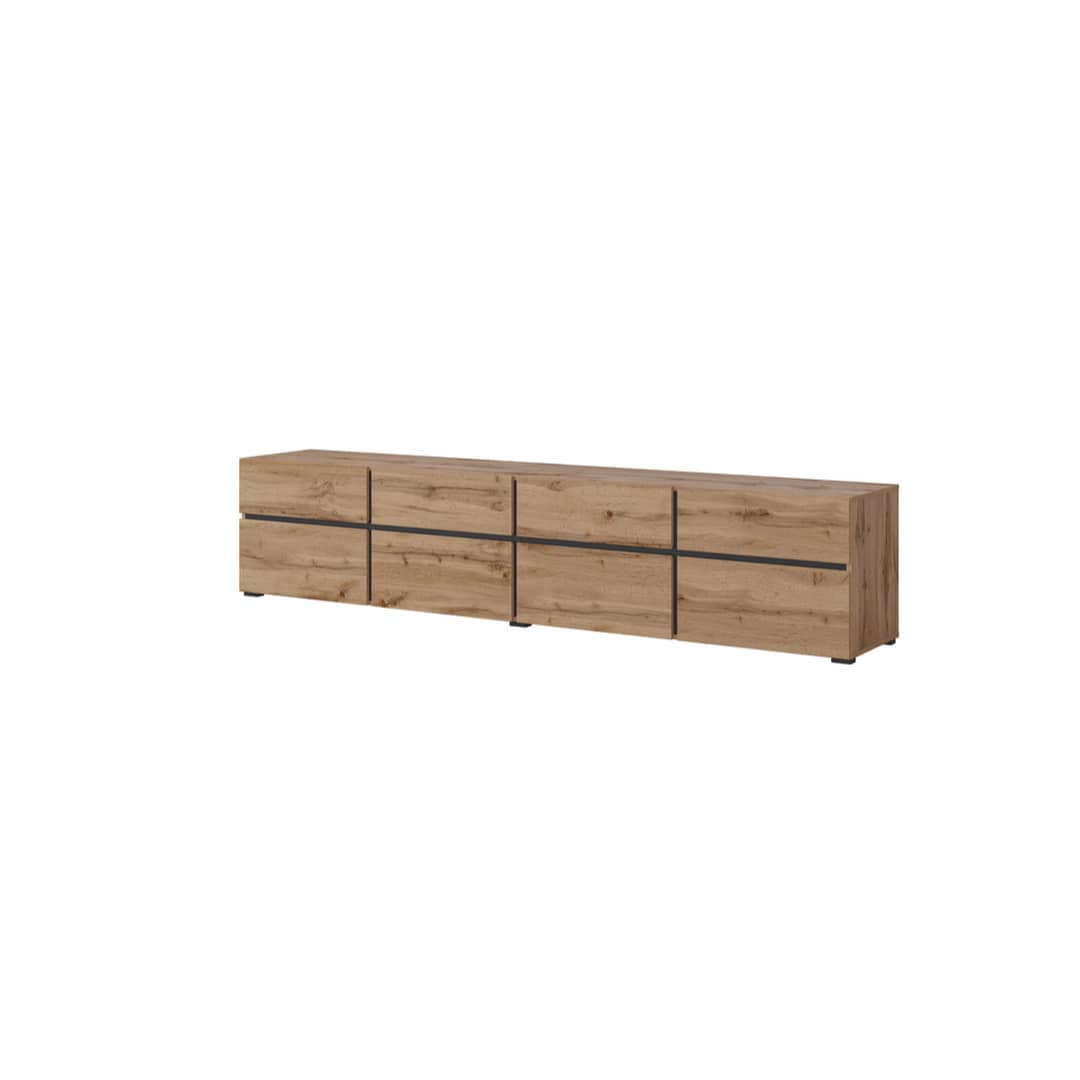 Kross 40 TV Cabinet 225cm - Oak Wotan / Living Room