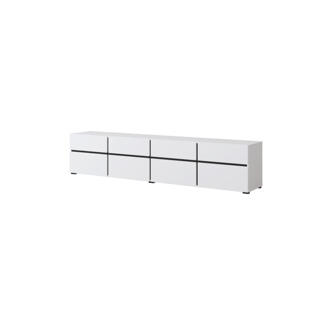 Kross 40 TV Cabinet 225cm - White / Living Room