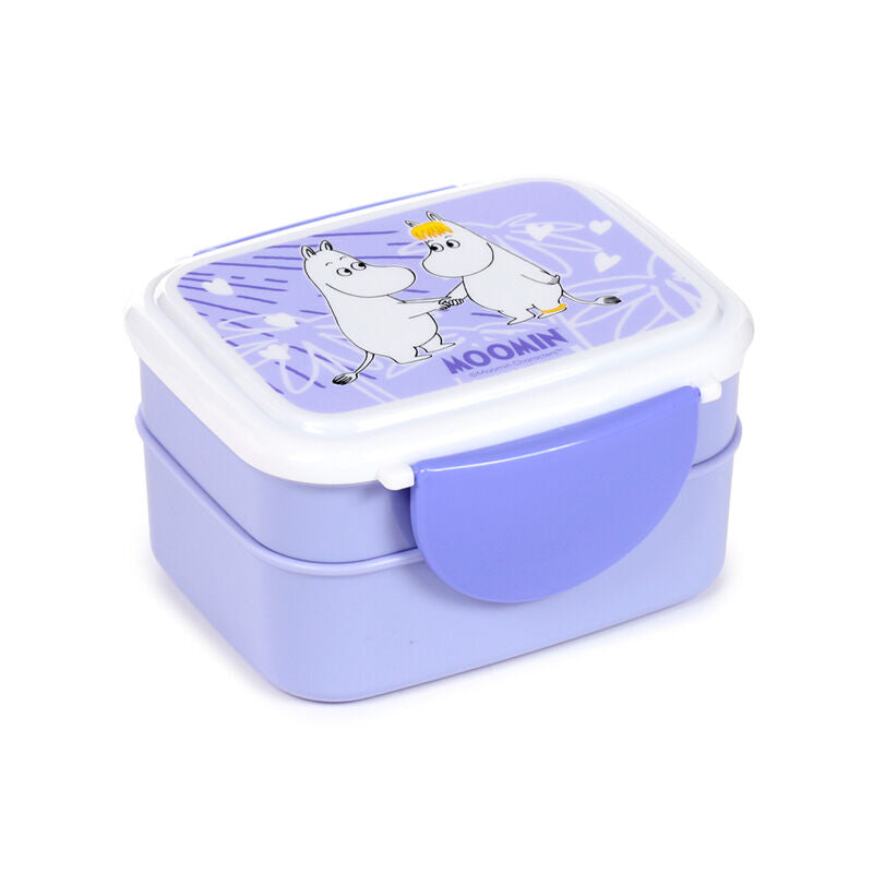 Bento Clip Lock Lunch Box with Cutlery - Moomin