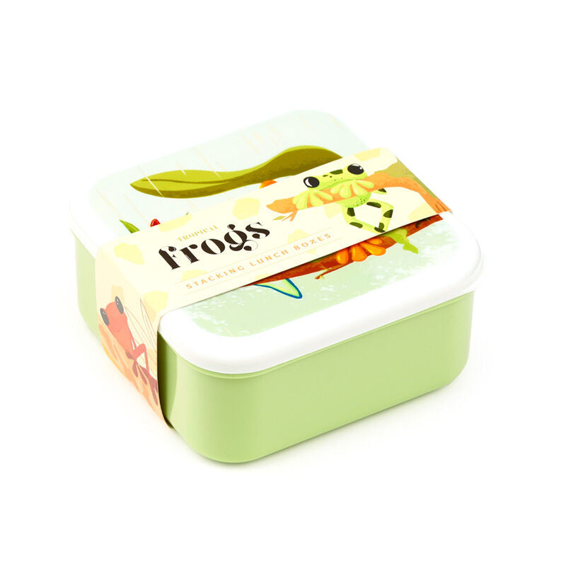 Lunch Boxes Set of 3 (M/L/XL) - Tropical Tree Frog