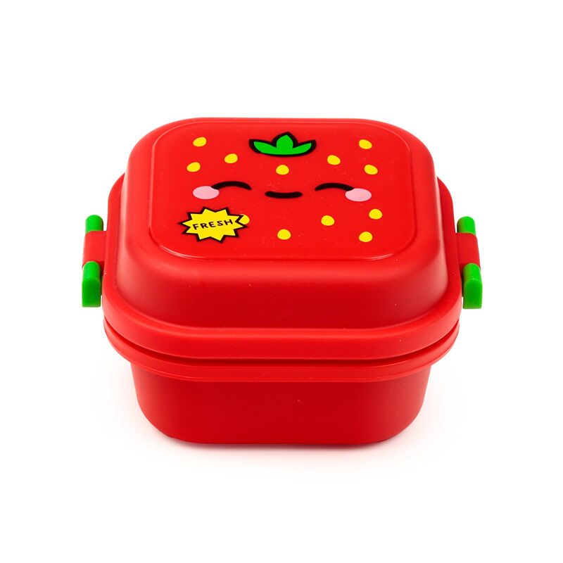 Bento Clip Lock Snack Lunch Box - Elidi the Strawberry Foodiemals