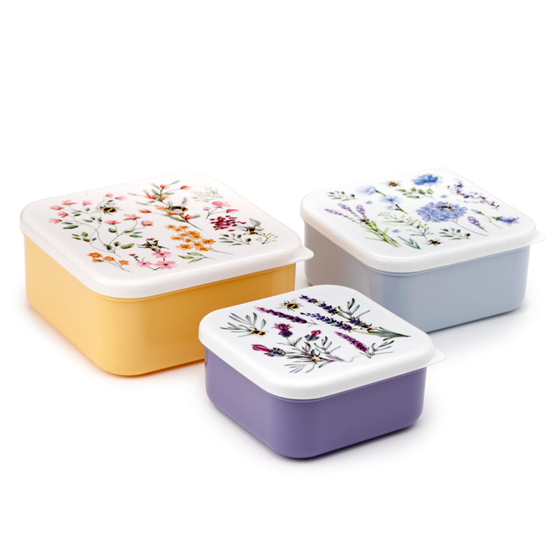 Lunch Boxes Set of 3 (M/L/XL) - Nectar Meadows