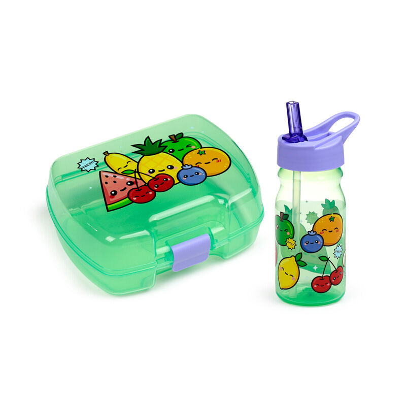 Lunch Box & Water Bottle Set - Foodiemals