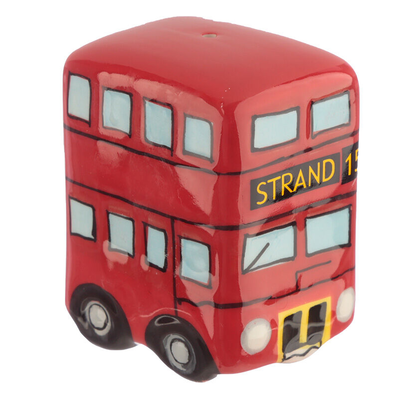 Ceramic Salt & Pepper Set - London Icons Routemaster Bus