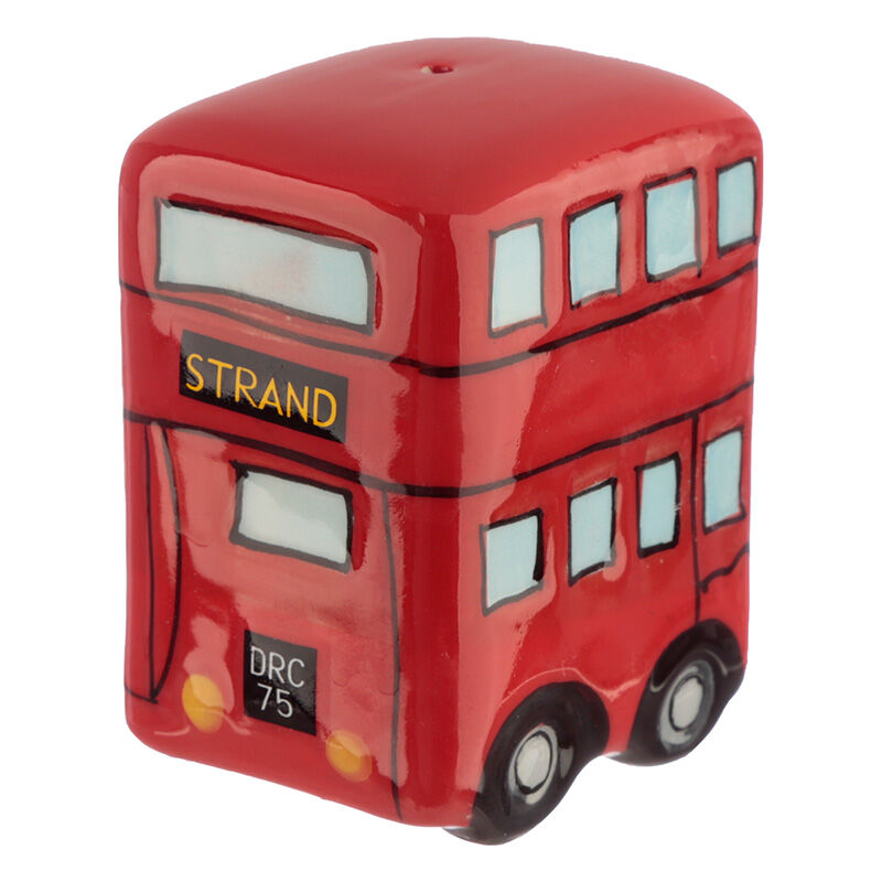 Ceramic Salt & Pepper Set - London Icons Routemaster Bus