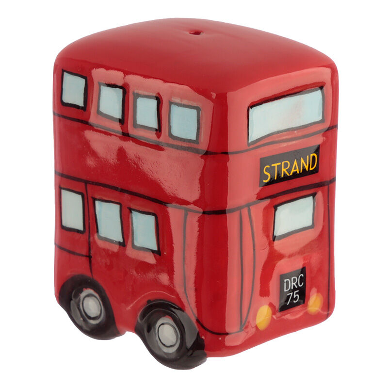 Ceramic Salt & Pepper Set - London Icons Routemaster Bus