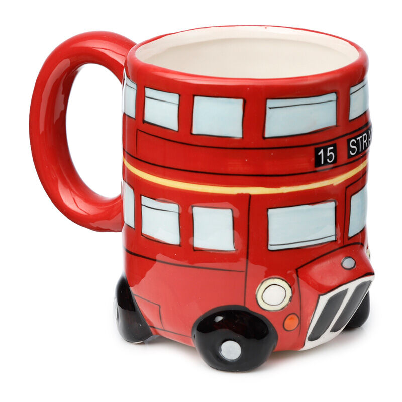 Novelty Shaped Ceramic Mug - London Icons Red Routemaster Bus