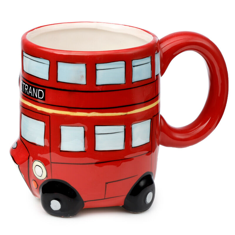 Novelty Shaped Ceramic Mug - London Icons Red Routemaster Bus