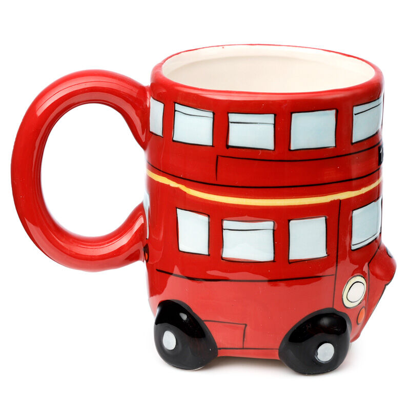 Novelty Shaped Ceramic Mug - London Icons Red Routemaster Bus