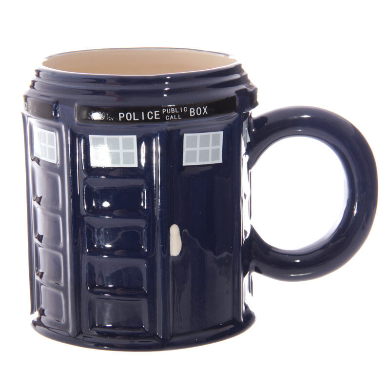 Novelty Shaped Ceramic Mug - Round Police Box