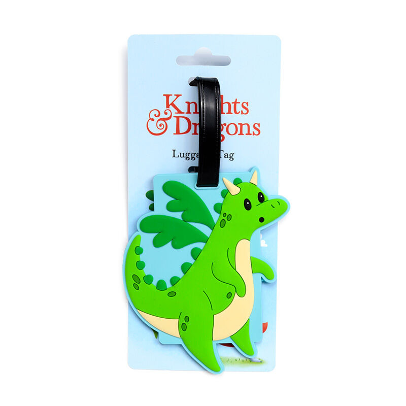 PVC Luggage Tag - Knights & Dragons