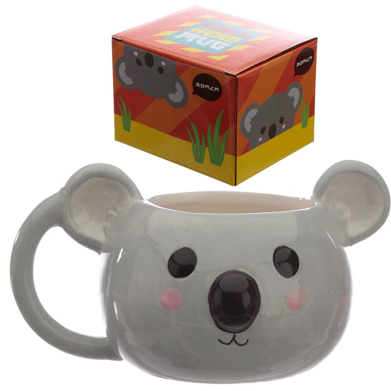 Ceramic Shaped Head Mug - Adoramals Koala