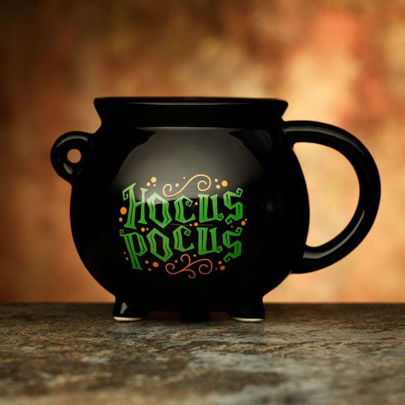 Novelty Shaped Ceramic Mug - Hocus Pocus Black Cauldron
