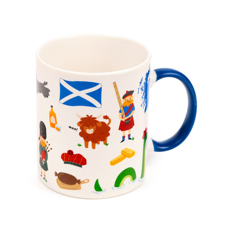 Porcelain Mug - Scotland Souvenir