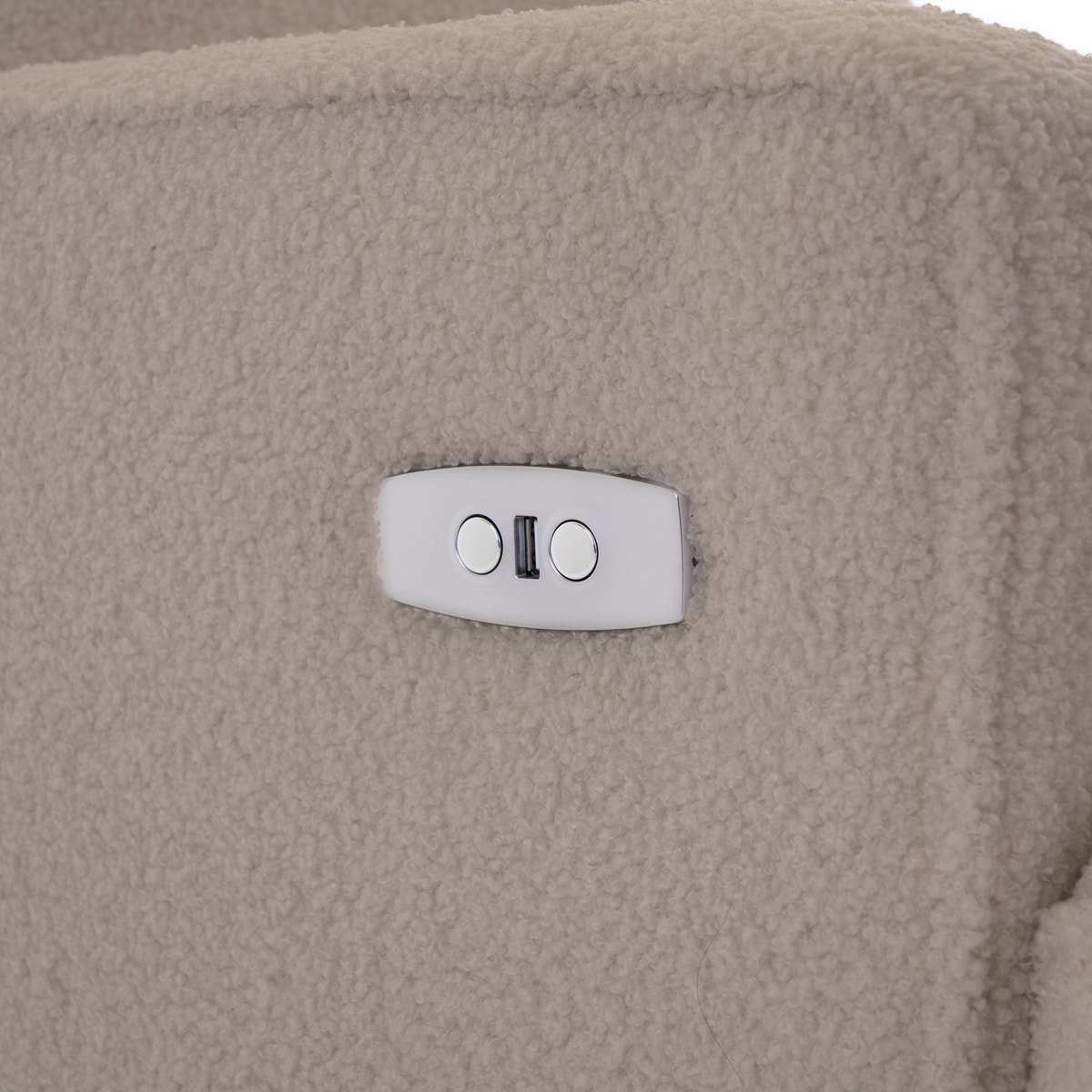 Madison Electric Recliner Nursing Chair – Teddy Truffle | Powered Glider Chair Silent Motor