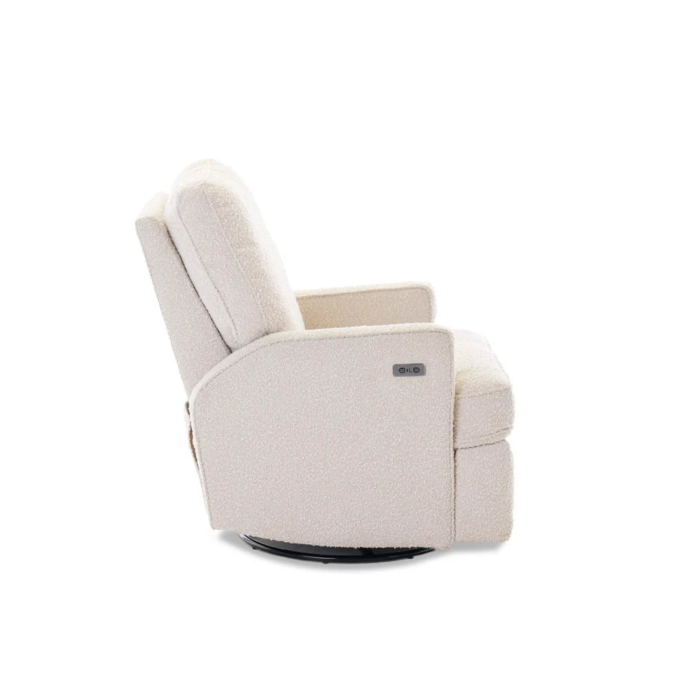 Obaby Madison Electric glider recliner chair in Bouclé