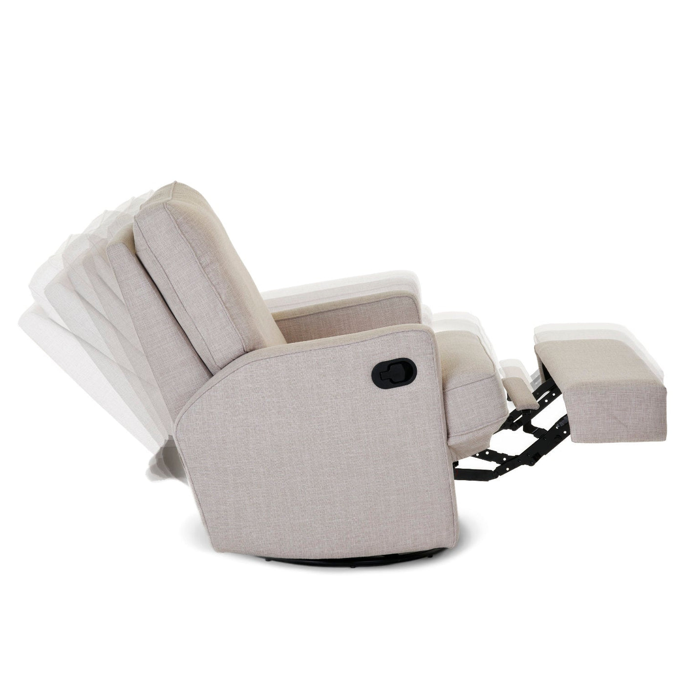 Madison Swivel Glider Recliner Nursing Chair – Oatmeal