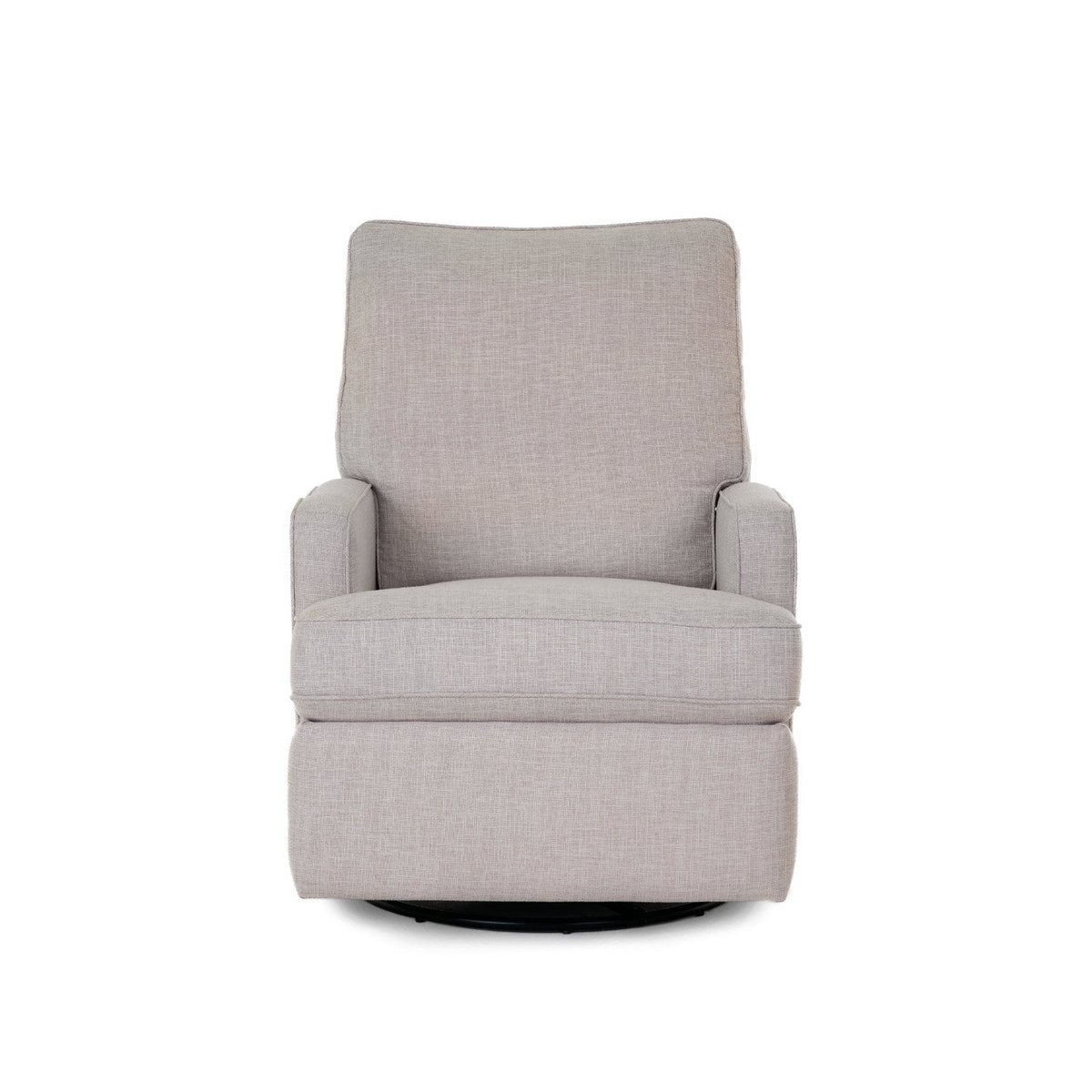 Madison Swivel Glider Recliner Nursing Chair – Oatmeal | 360° Swivel Reclining Nursery Chair