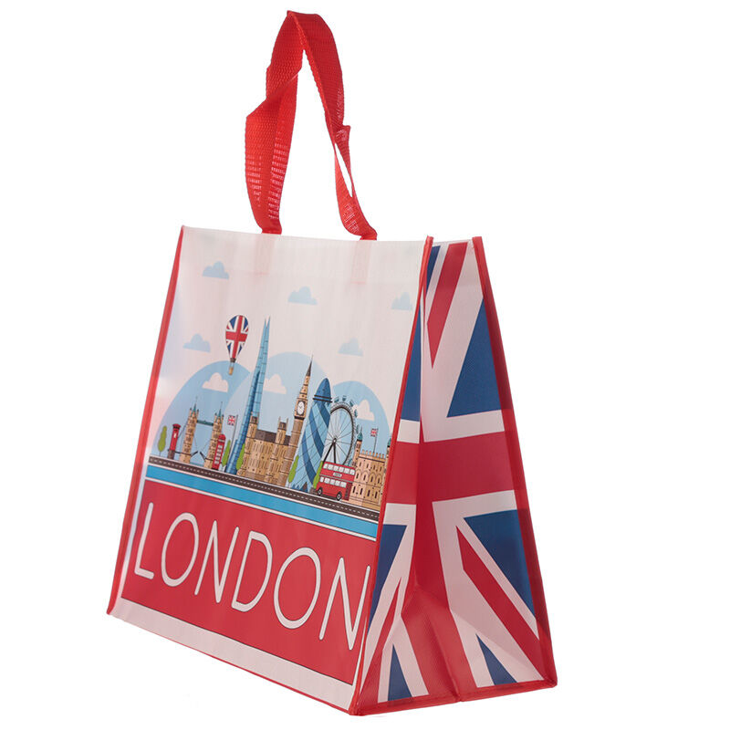 Durable Reusable Shopping Bag - London Icons