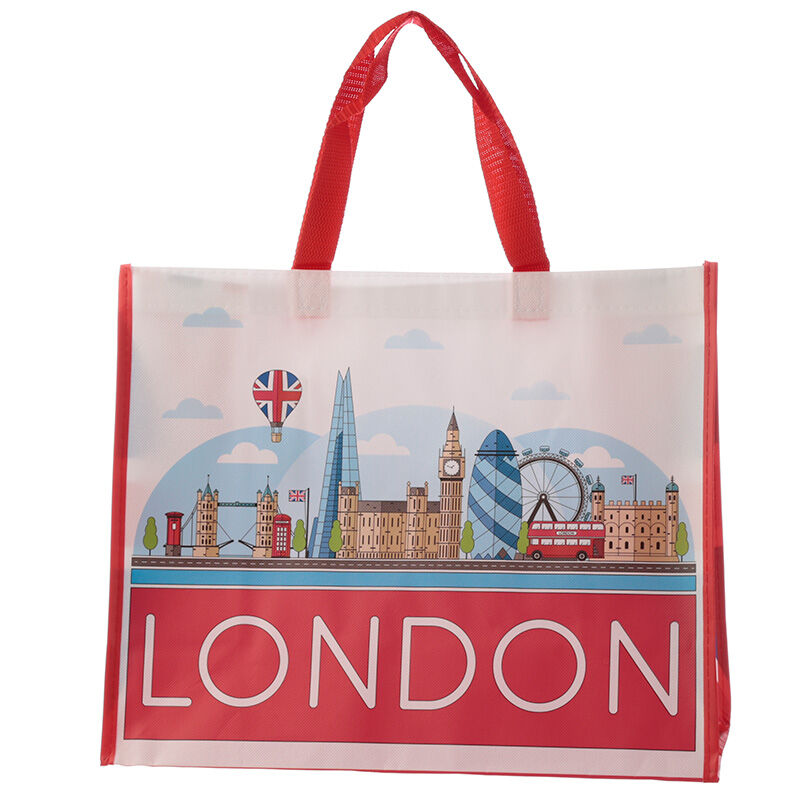 Durable Reusable Shopping Bag - London Icons