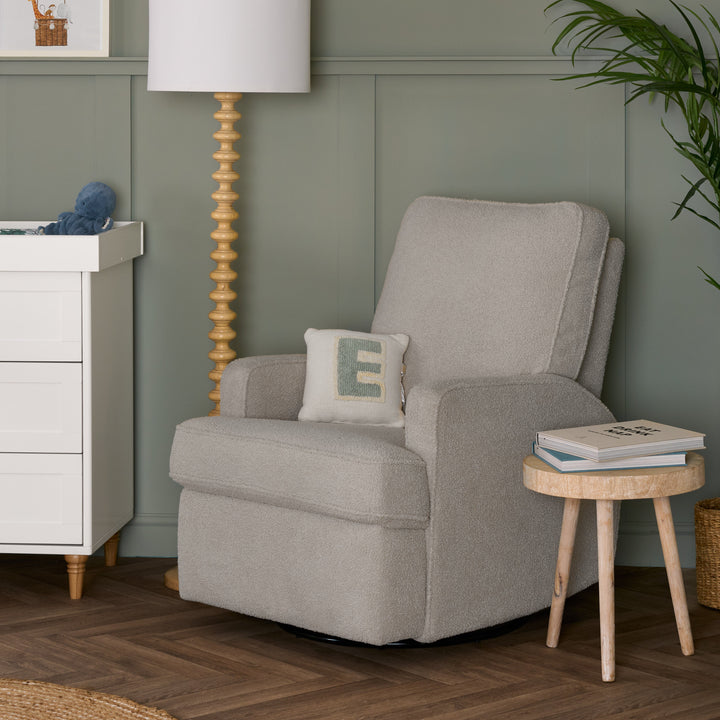 Madison Swivel Glider Recliner Nursing Chair – Teddy Truffle
