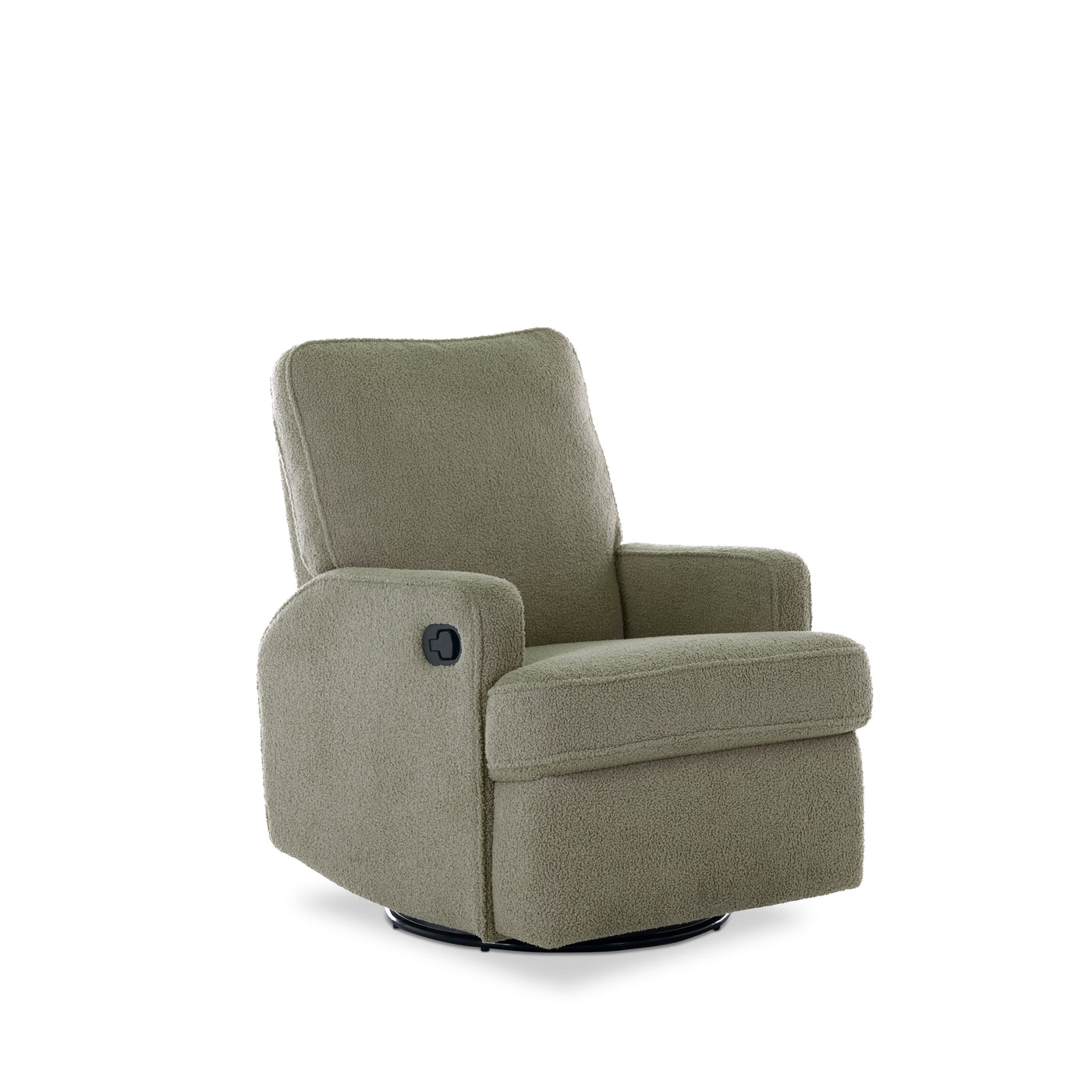 Madison Swivel Glider Recliner Nursing Chair – Teddy Olive