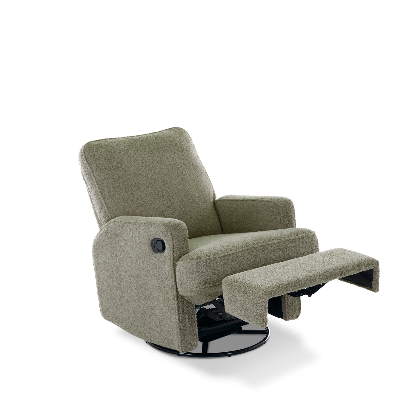 Madison Swivel Glider Recliner Nursing Chair – Teddy Olive