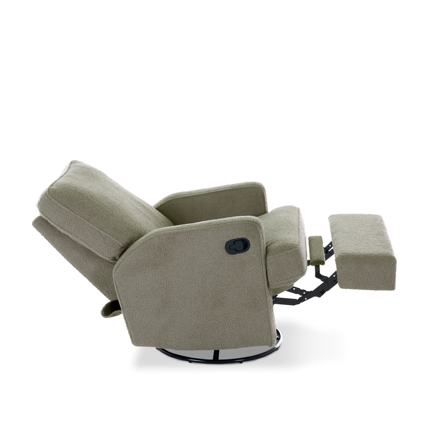 Madison Swivel Glider Recliner Nursing Chair – Teddy Olive