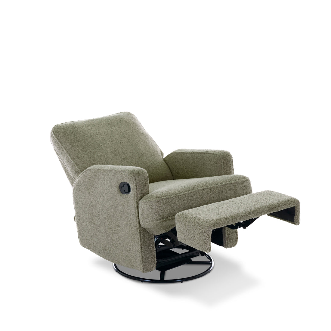 Madison Swivel Glider Recliner Nursing Chair – Teddy Olive