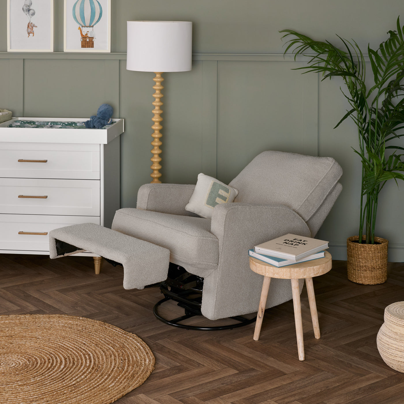 Madison Electric Recliner Nursing Chair – Teddy Truffle