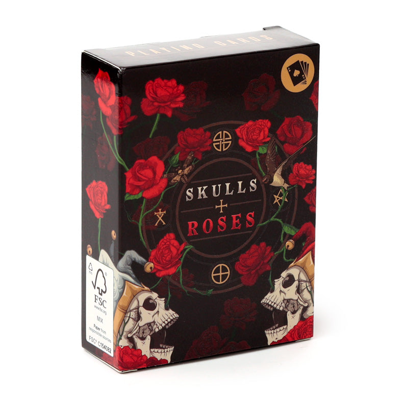 Standard Deck of Playing Cards - Skulls and Roses