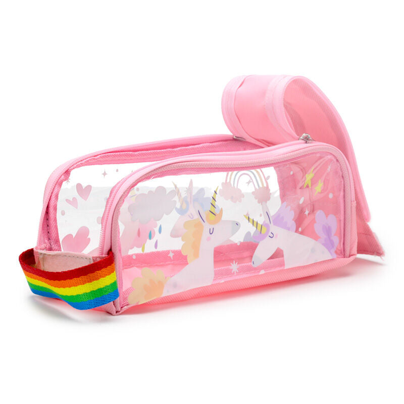Clear Window Pencil Case - Unicorn Magic