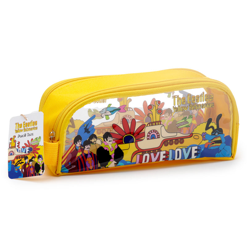 Clear Window Pencil Case - The Beatles Yellow Submarine