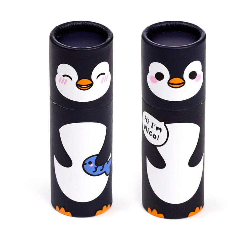 Colouring Pencil Tube - Adoramals Penguin