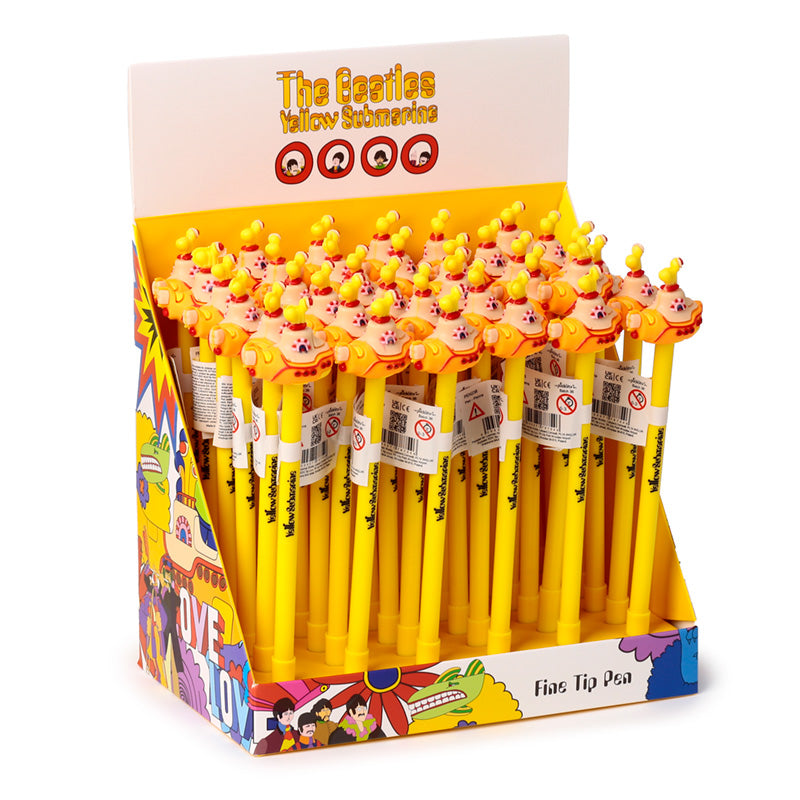 Fine Tip Pen with Topper - The Beatles Yellow Submarine