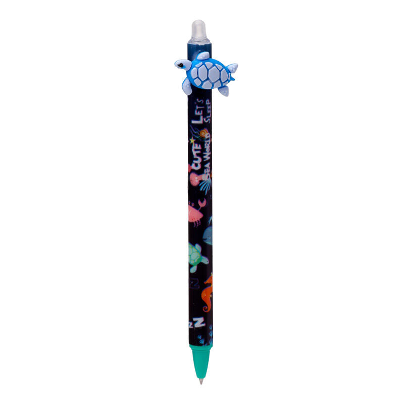 Erasable Pen with PVC Topper - Sealife