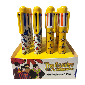 Multi Colour Pen (6 Colours) - Yellow Submarine The Beatles