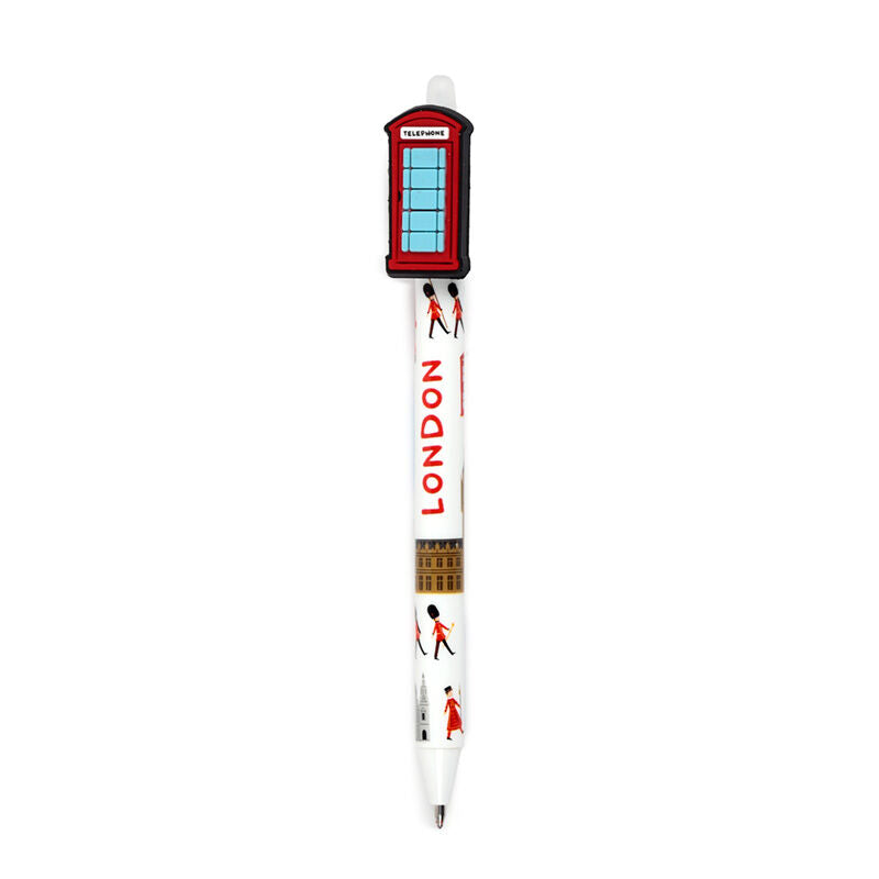 Erasable Pen with PVC Topper - London Souvenir