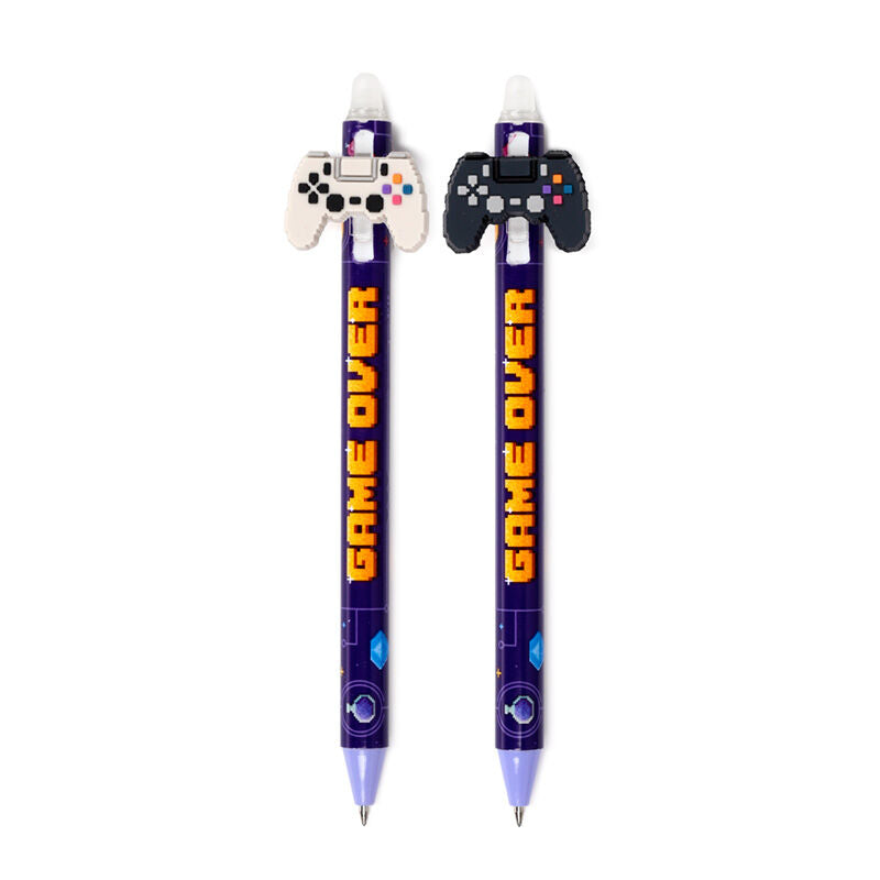 Erasable Pen with PVC Topper - Game Over