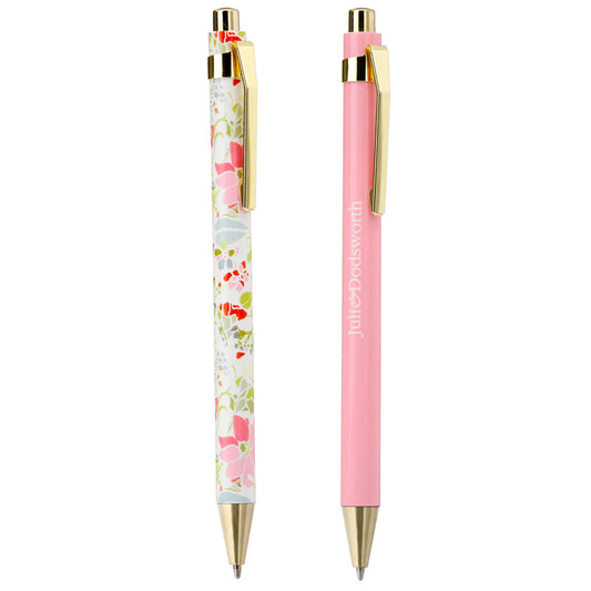 Pen Twin Set - Julie Dodsworth Pink Botanical
