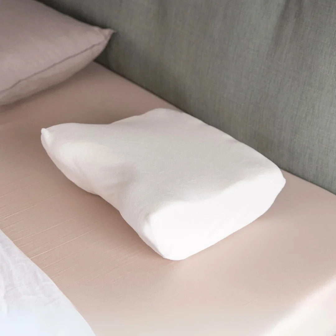 Firm Memory Foam Neck Pillow with Ear Recess