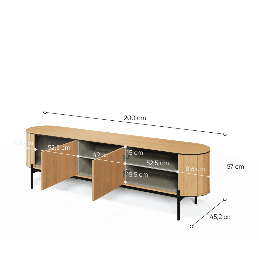 Rotto RT-06 TV Cabinet 200cm